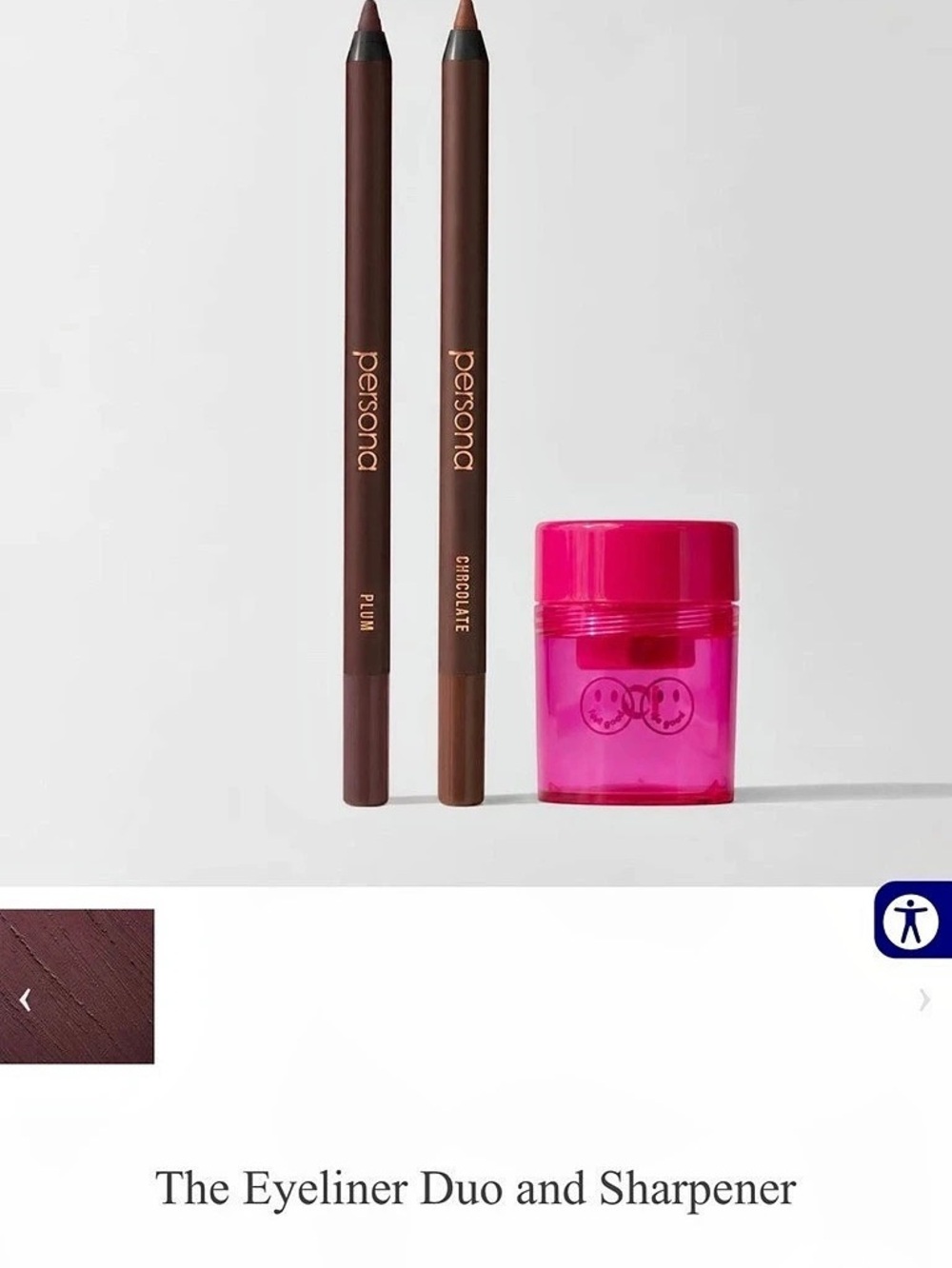 PERSONA COSMETICS 24HR WATERPROOF EYELINER DUO - BRAND NEW in the package!